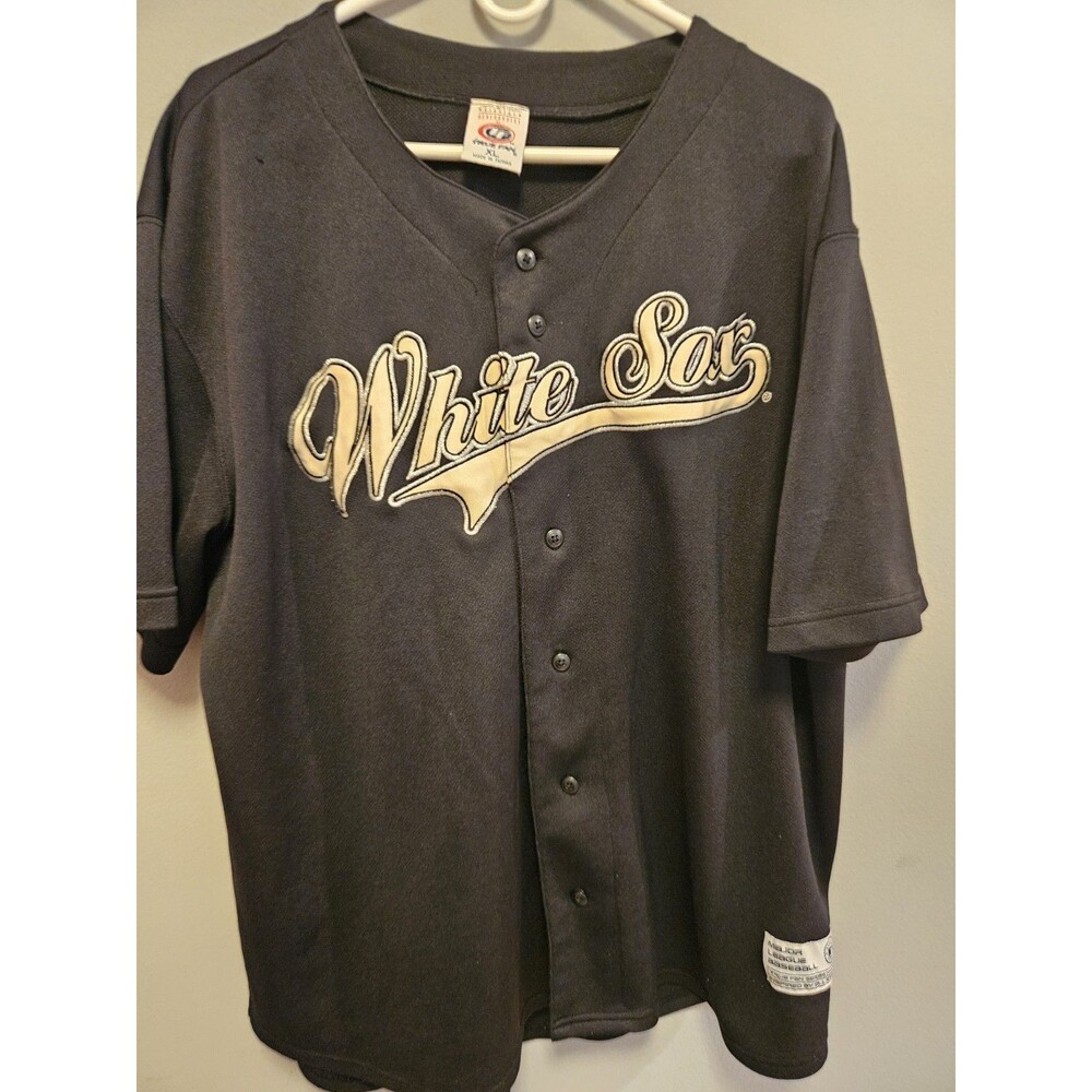 Vintage Chicago White Sox True Fan Magglio Ordonez #30 Black Jersey Size Large